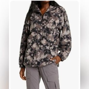Zella Blair Polar Fleece Quarter Zip Pullover